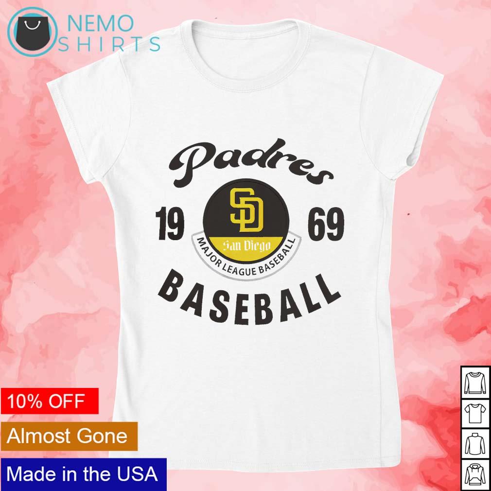 San Diego Padres major league baseball since 1969 - Adult & Kids T-Shirts, Sweatshirts & Hoodies apparel design preview 4