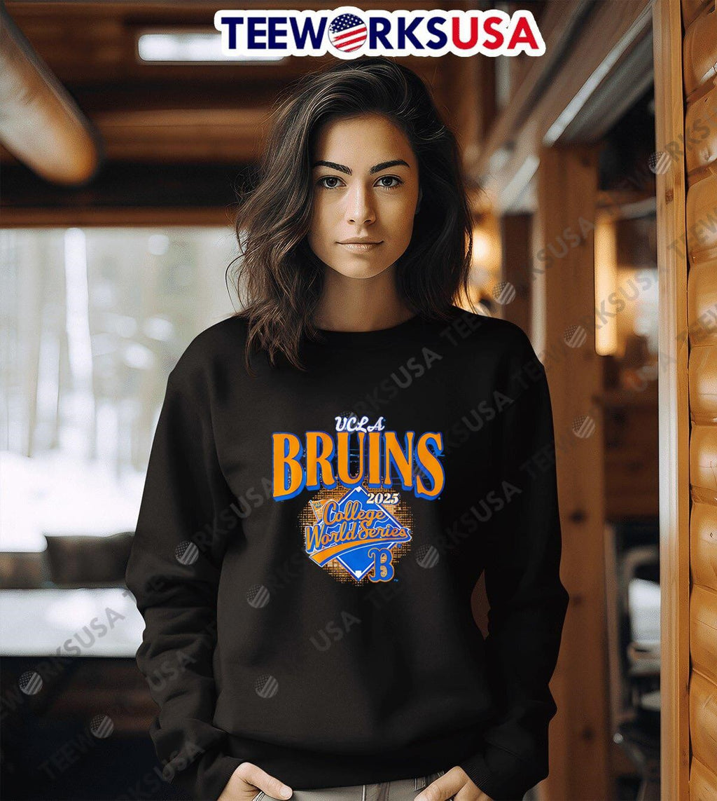 UCLA Bruins Baseball 2025 College World Series - Adult & Kids T-Shirts, Sweatshirts & Hoodies apparel design preview 6
