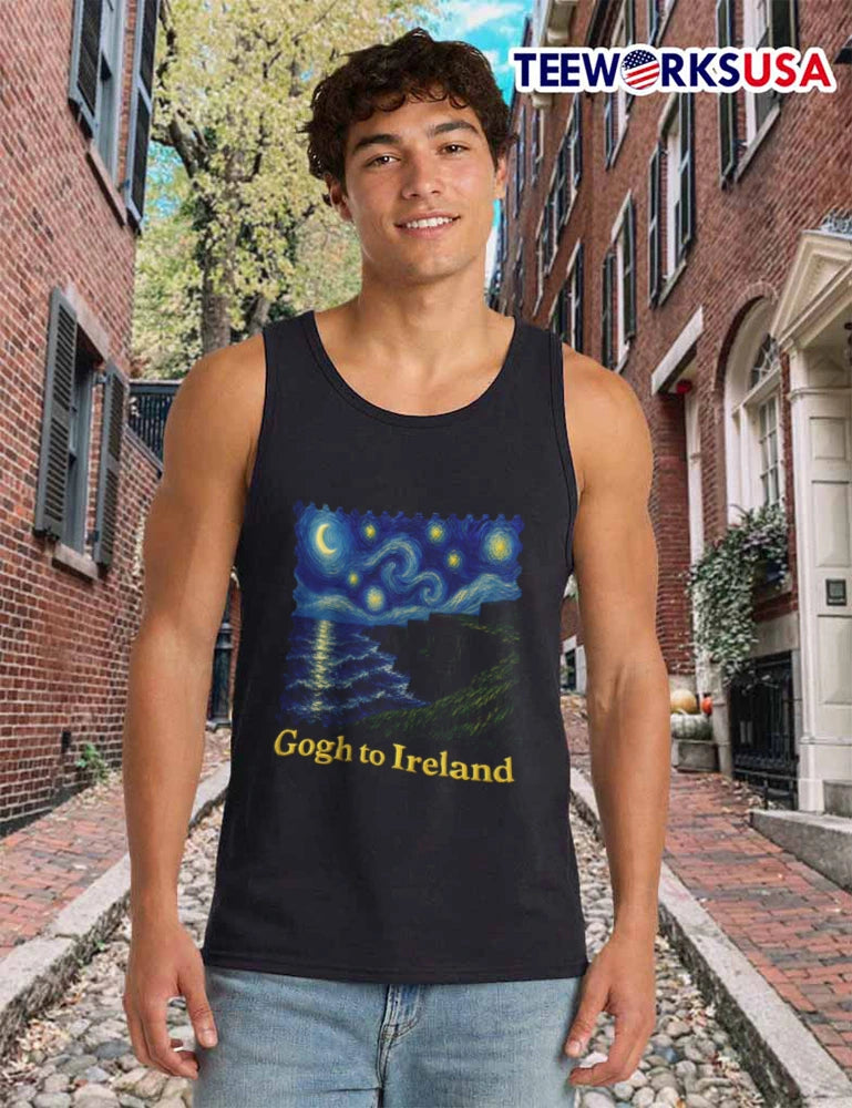 Gogh to Ireland - Adult & Kids T-Shirts, Sweatshirts & Hoodies apparel design preview 6