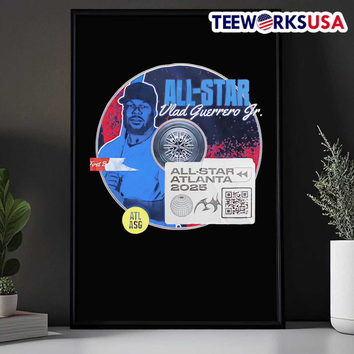Vladimir Guerrero Jr All-Star Atlanta 2025 baseball - Adult & Kids T-Shirts, Sweatshirts & Hoodies apparel design preview 5