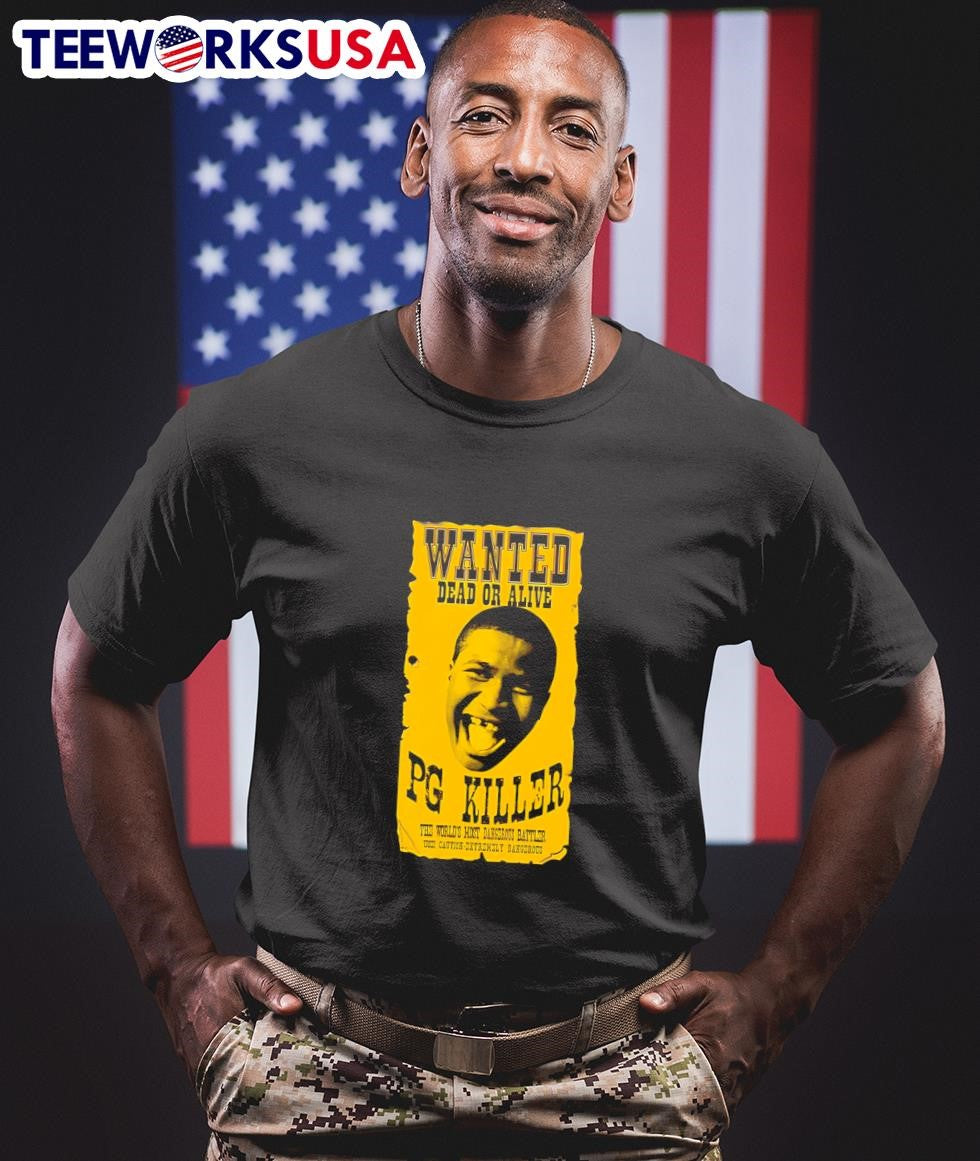 Wanted dead or alive PG Killer - Adult & Kids T-Shirts, Sweatshirts & Hoodies apparel design preview 1