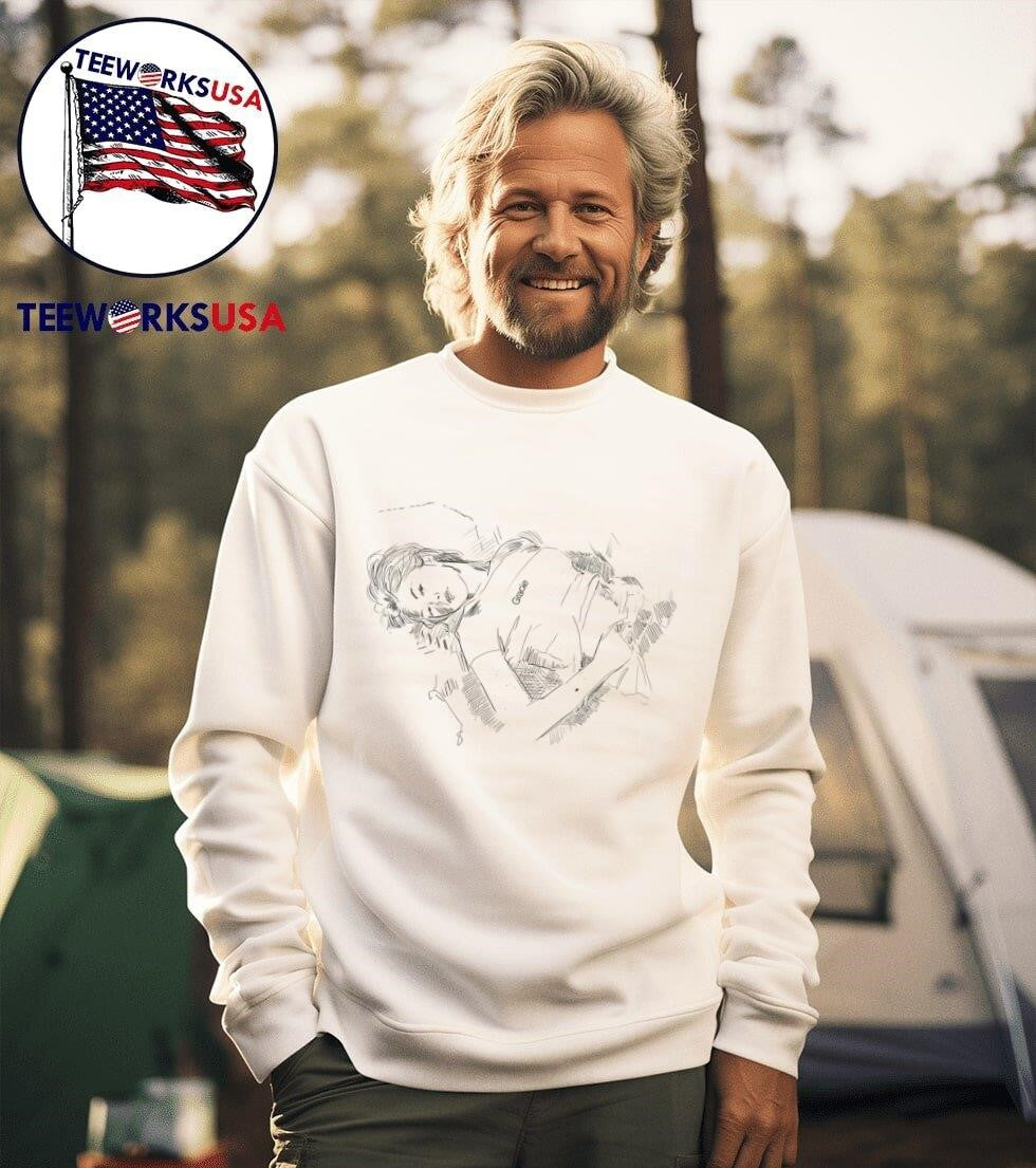 Gracie Portrait Sketch - Adult & Kids T-Shirts, Sweatshirts & Hoodies apparel design preview 3