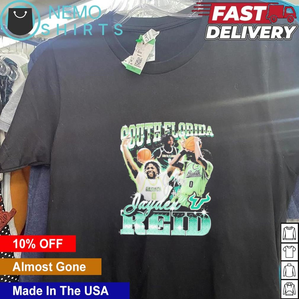Jayden Reid South Florida Bulls signatrue vintage - Adult & Kids T-Shirts, Sweatshirts & Hoodies apparel design preview 5