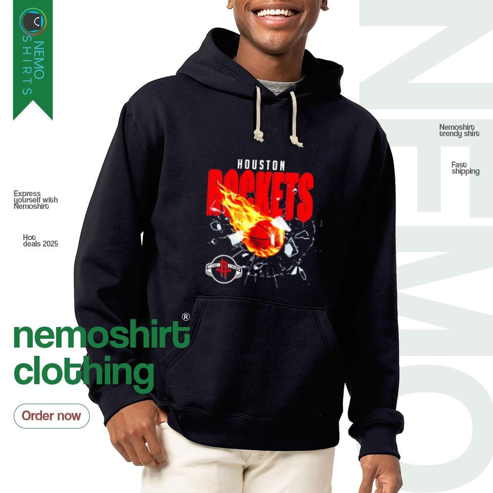 Houston Rockets hot rod - Adult & Kids T-Shirts, Sweatshirts & Hoodies apparel design preview 2