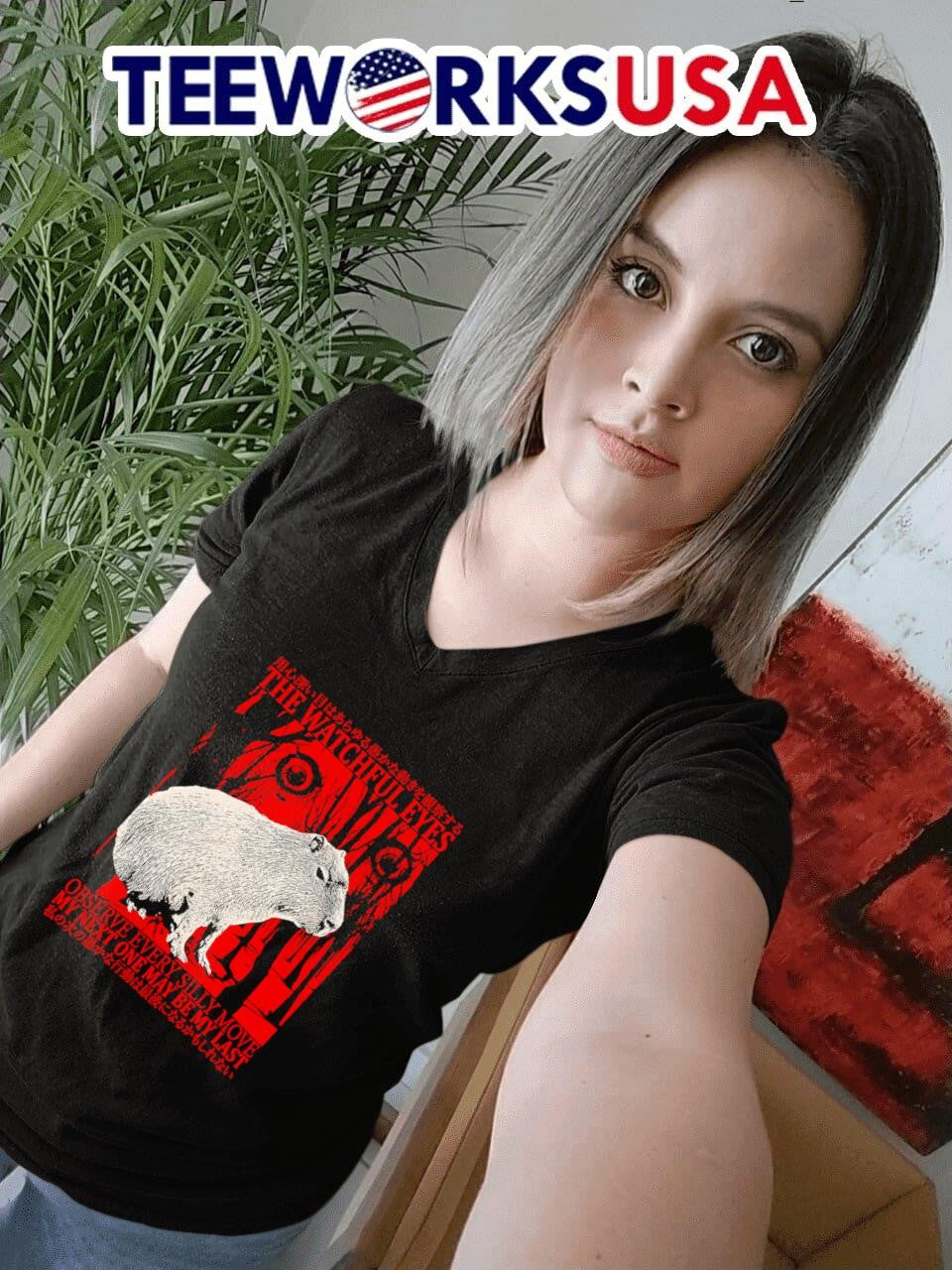 The watchful eyes observe every silly move - Adult & Kids T-Shirts, Sweatshirts & Hoodies apparel design preview 7