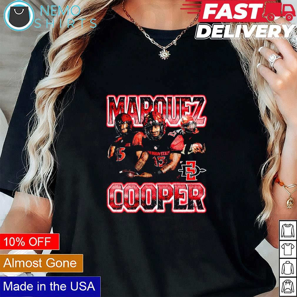 Marquez Cooper San Diego State Aztecs vintage graphic - Adult & Kids T-Shirts, Sweatshirts & Hoodies apparel design preview 1