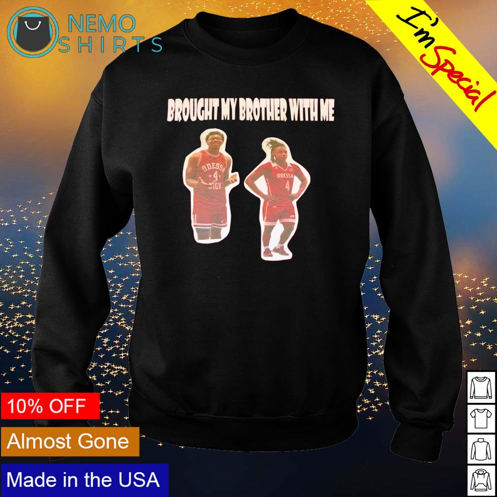 Brought my brother with me - Adult & Kids T-Shirts, Sweatshirts & Hoodies apparel design preview 4