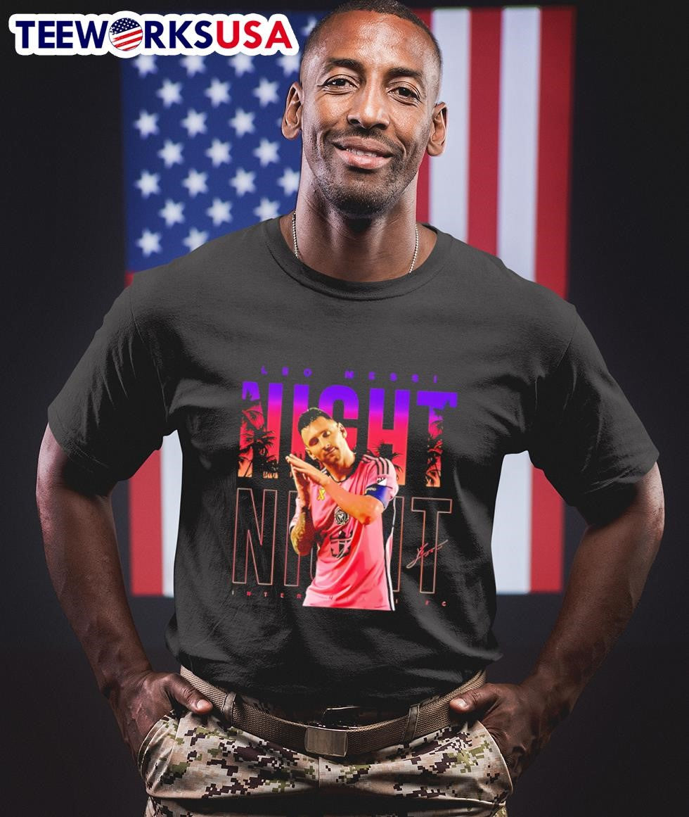 Leo Messi night - Adult & Kids T-Shirts, Sweatshirts & Hoodies apparel design preview 1