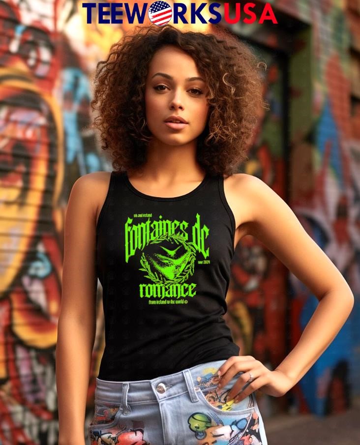 Green Fontaines D.C. Romance Ireland - Adult & Kids T-Shirts, Sweatshirts & Hoodies apparel design preview 7