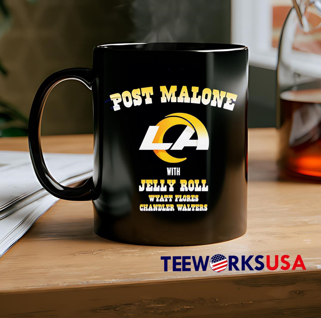 Los Angeles Rams x Post Malone The Big Ass Stadium - Adult & Kids T-Shirts, Sweatshirts & Hoodies apparel design preview 2
