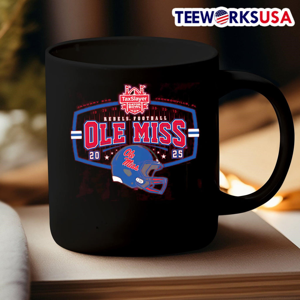 2025 TAXSLAYER GATOR Bowl Ole Miss - Adult & Kids T-Shirts, Sweatshirts & Hoodies apparel design preview 3