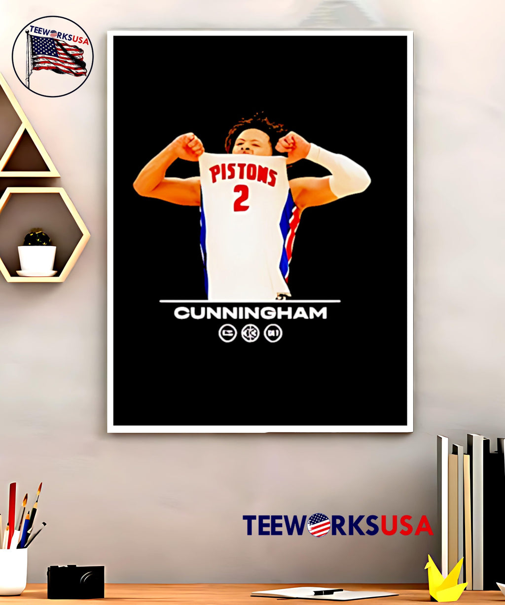 Detroit Pistons Cade Cunningham Game Winner - Adult & Kids T-Shirts, Sweatshirts & Hoodies apparel design preview 5
