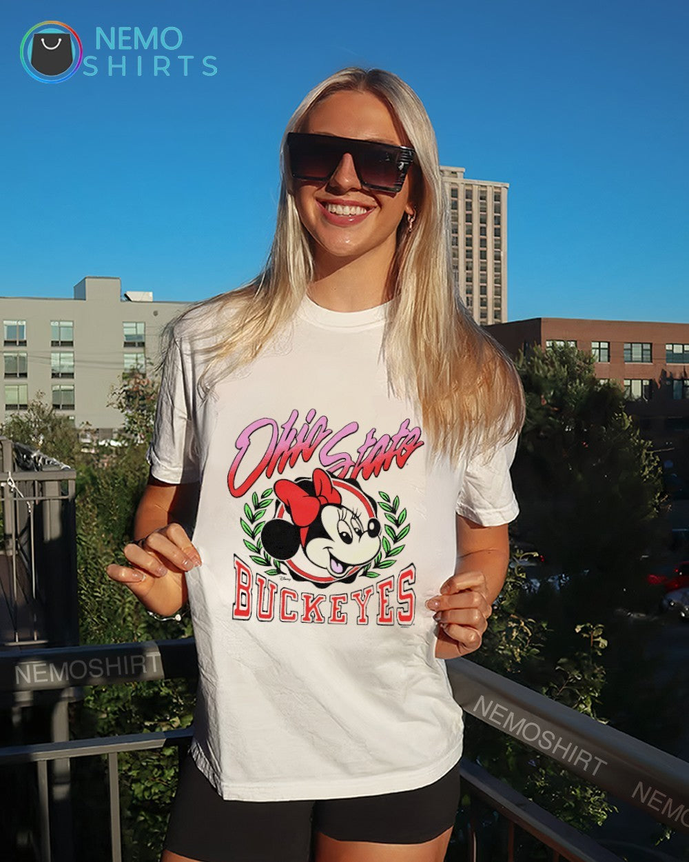 Minnie Mouse x Ohio State Buckeyes - Adult & Kids T-Shirts, Sweatshirts & Hoodies apparel design preview 6