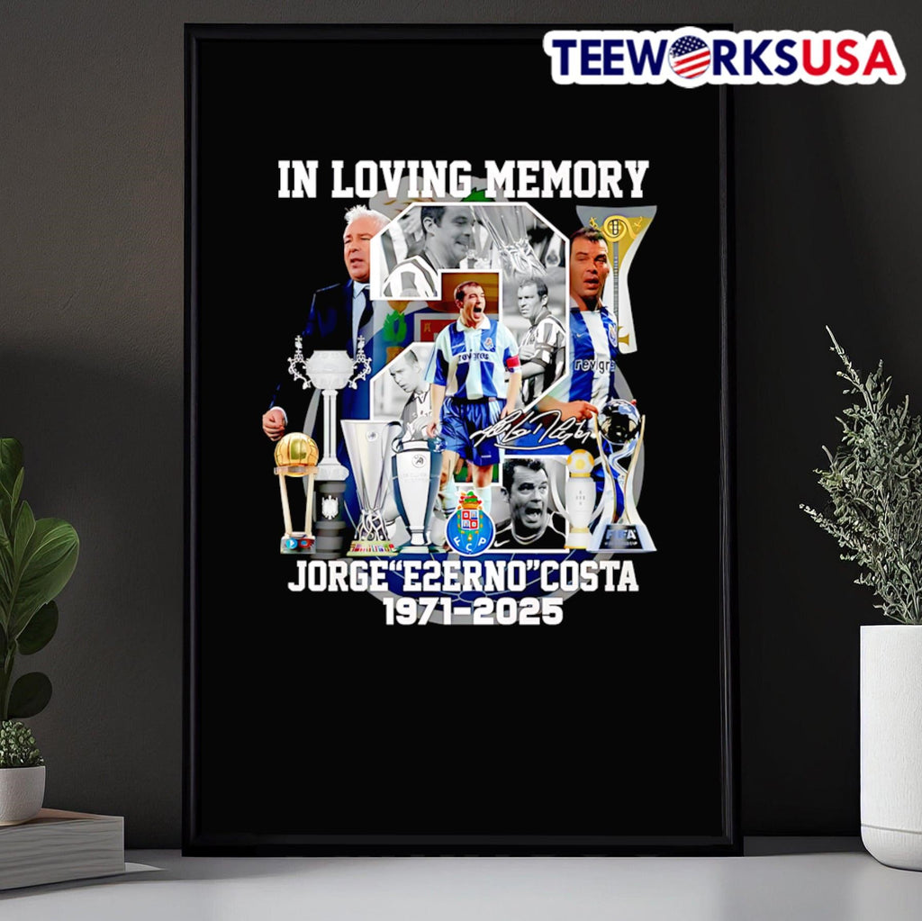 In loving memory Jorge E2erno Costa 1971 2025 - Adult & Kids T-Shirts, Sweatshirts & Hoodies apparel design preview 5