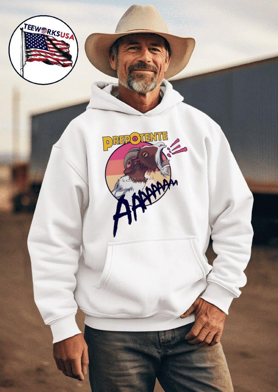Prepotente aaaa goat - Adult & Kids T-Shirts, Sweatshirts & Hoodies apparel design preview 2