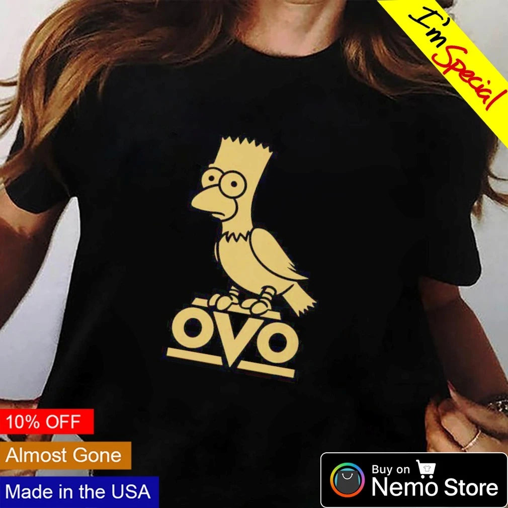 Bart Simpson OVO Owl Logo The Simpsons Drake - Adult & Kids T-Shirts, Sweatshirts & Hoodies apparel design preview 3