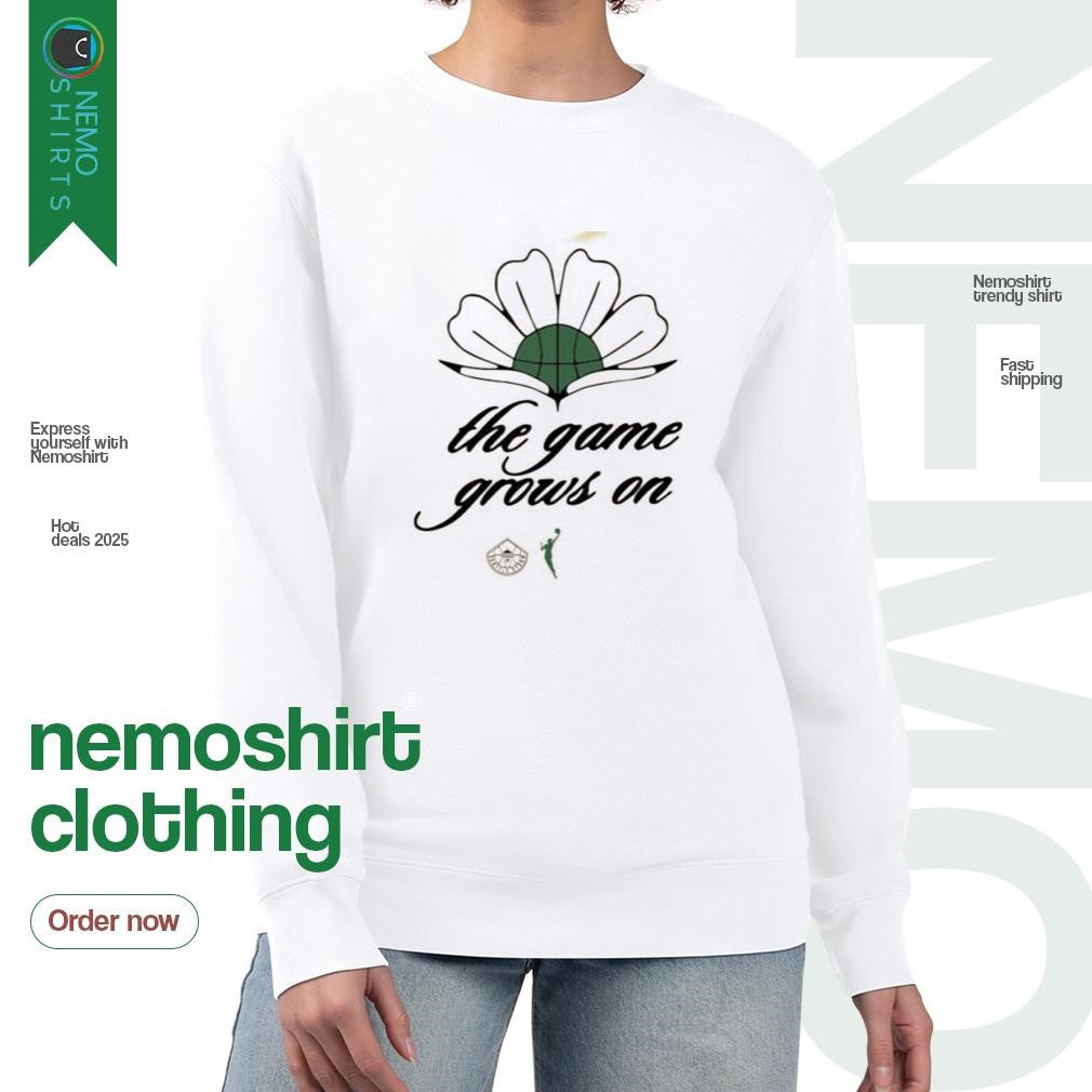 Seattle Storm women's basketball the game grows on - Adult & Kids T-Shirts, Sweatshirts & Hoodies apparel design preview 4