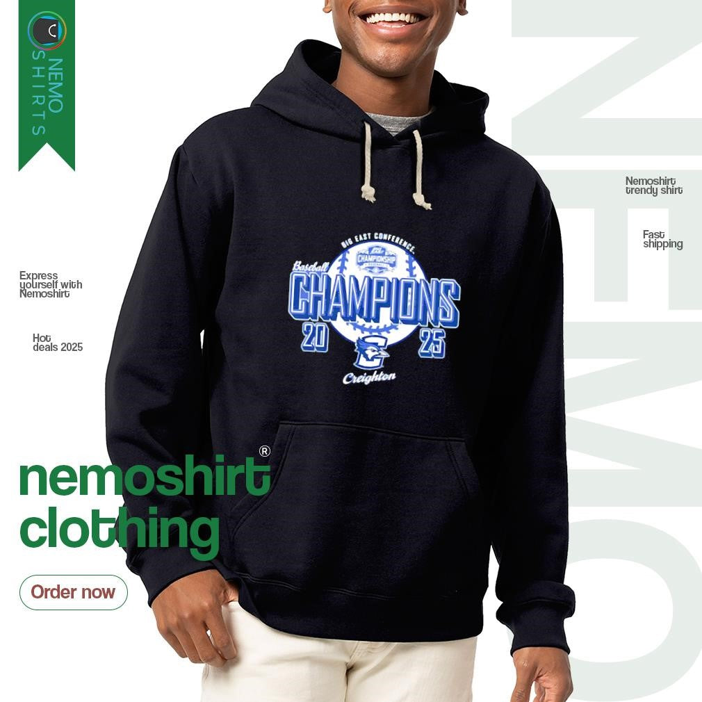 Creighton Bluejays 2025 big ten conference baseball - Adult & Kids T-Shirts, Sweatshirts & Hoodies apparel design preview 2