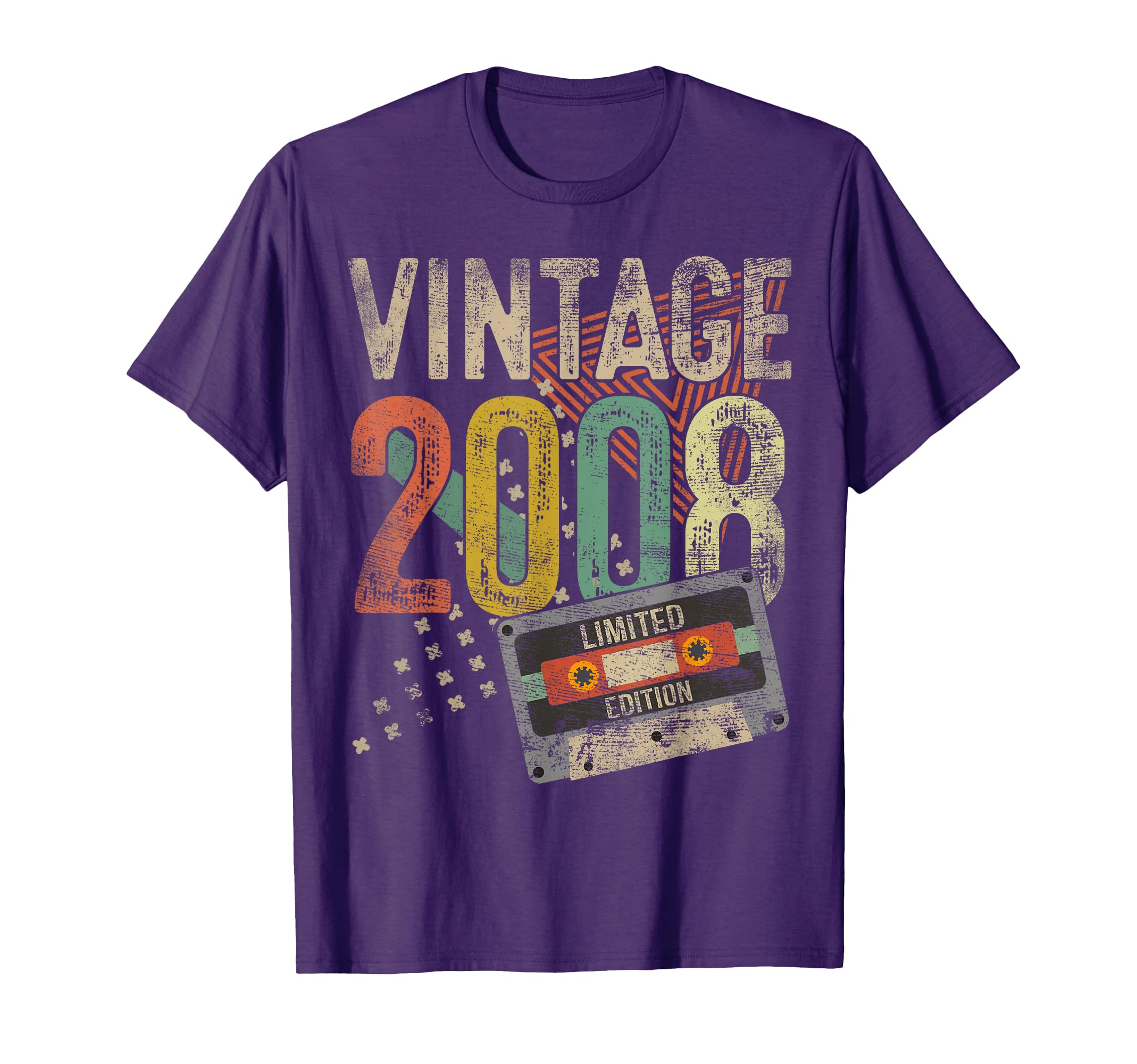 2008 Tape 18Th Birthday Gift 18 Year Old T-Shirt - Graphic Print Men Women - T-Shirt, Sweatshirt, Hoodie