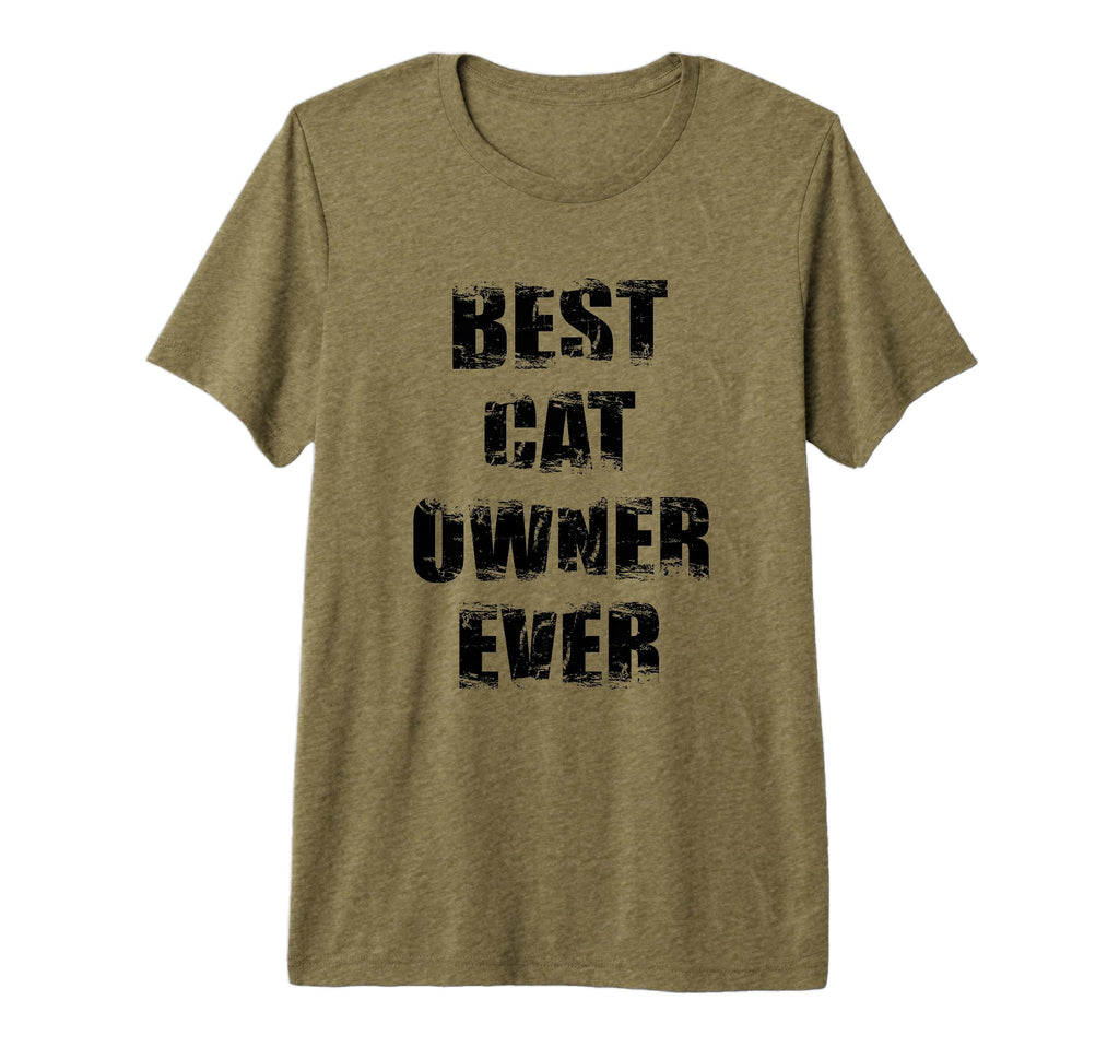 Cat Owner Cat Dad Felis Catus Tri T-Shirt - Minimalist Print for Adults - T-Shirt, Sweatshirt, Hoodie