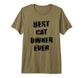 Cat Owner Cat Dad Felis Catus Tri T-Shirt - Minimalist Print for Adults - T-Shirt, Sweatshirt, Hoodie
