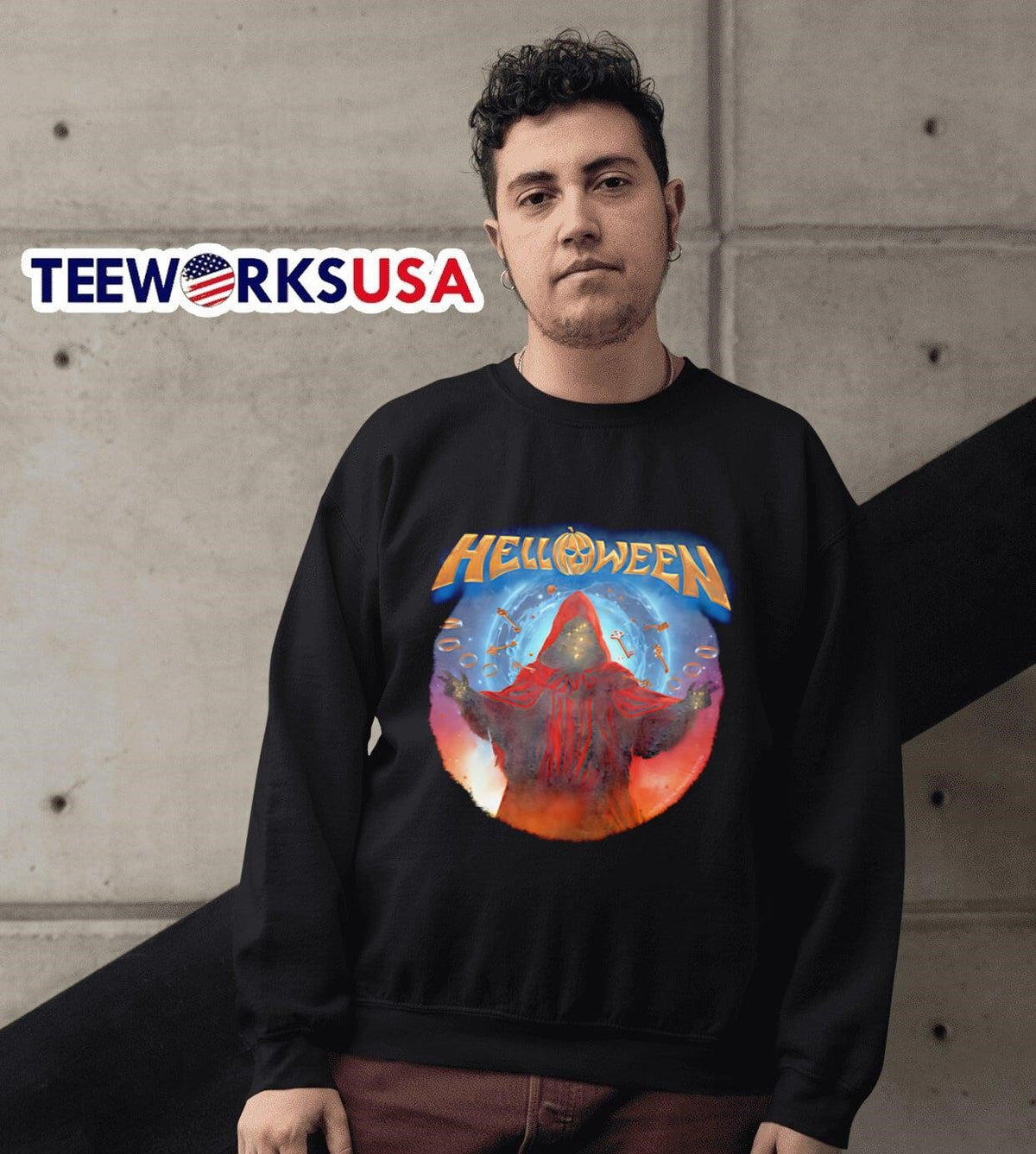 Metal Hammer Helloween - Adult & Kids T-Shirts, Sweatshirts & Hoodies apparel design preview 6