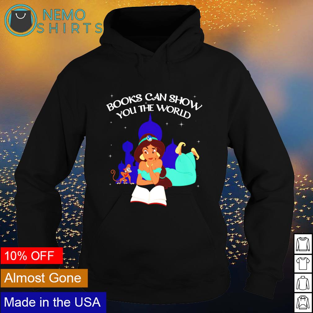 Princess Jasmine books can show you the world - Adult & Kids T-Shirts, Sweatshirts & Hoodies apparel design preview 2