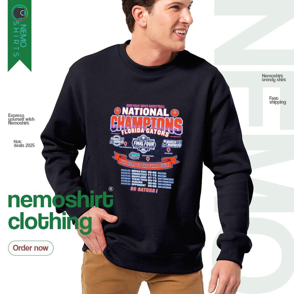 Florida Gators national champions 2025 march Madness - Adult & Kids T-Shirts, Sweatshirts & Hoodies apparel design preview 4