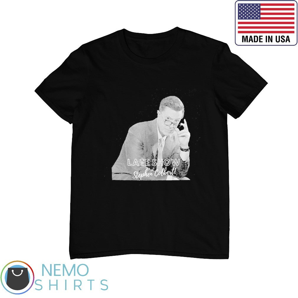 Stephen Colbert late show graphic - Adult & Kids T-Shirts, Sweatshirts & Hoodies apparel design preview 1