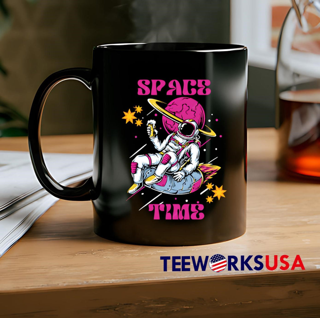 Space Time Astronaut - Adult & Kids T-Shirts, Sweatshirts & Hoodies apparel design preview 2