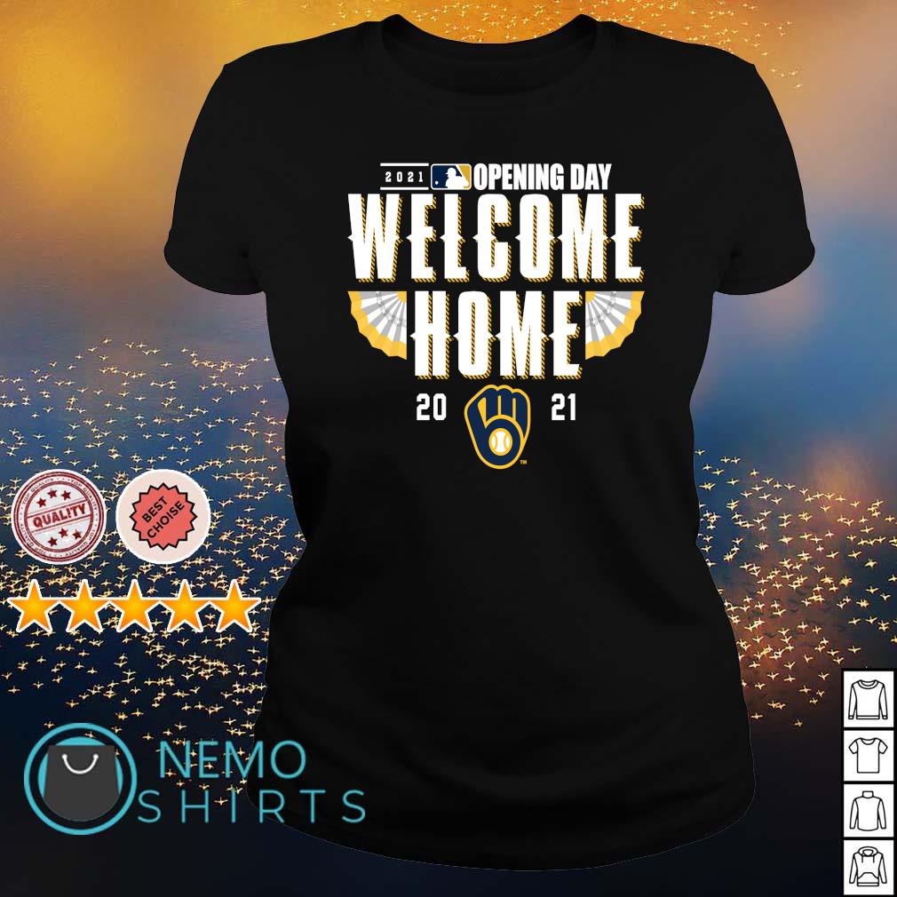 Milwaukee Brewers 2021 Opening day welcome home - Adult & Kids T-Shirts, Sweatshirts & Hoodies apparel design preview 3