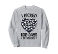 100 Days School Soccer Heart Love Sweatshirt - Custom Art Print for Adults - T-Shirt, Sweatshirt, Hoodie