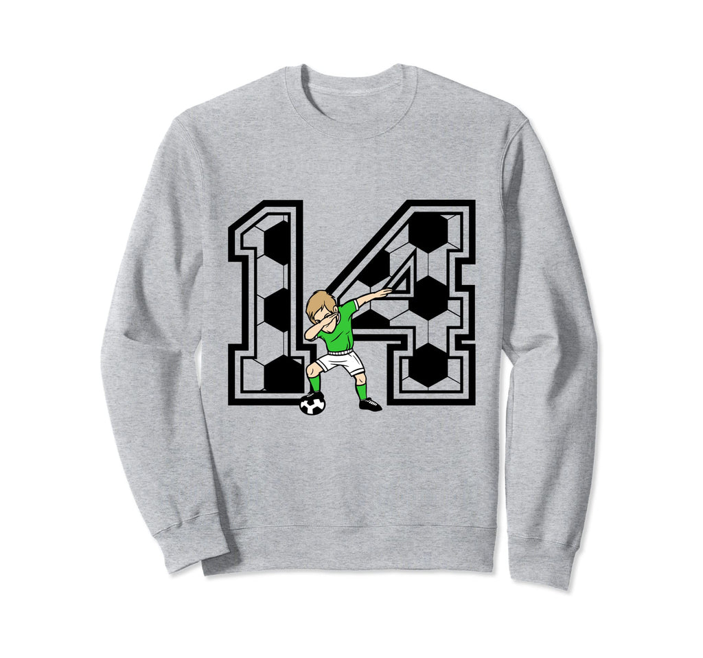 14 Year Old Soccer Player 14Th Birthday Sweatshirt - Unique Graphic Unisex - T-Shirt, Sweatshirt, Hoodie