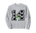 14 Year Old Soccer Player 14Th Birthday Sweatshirt - Unique Graphic Unisex - T-Shirt, Sweatshirt, Hoodie