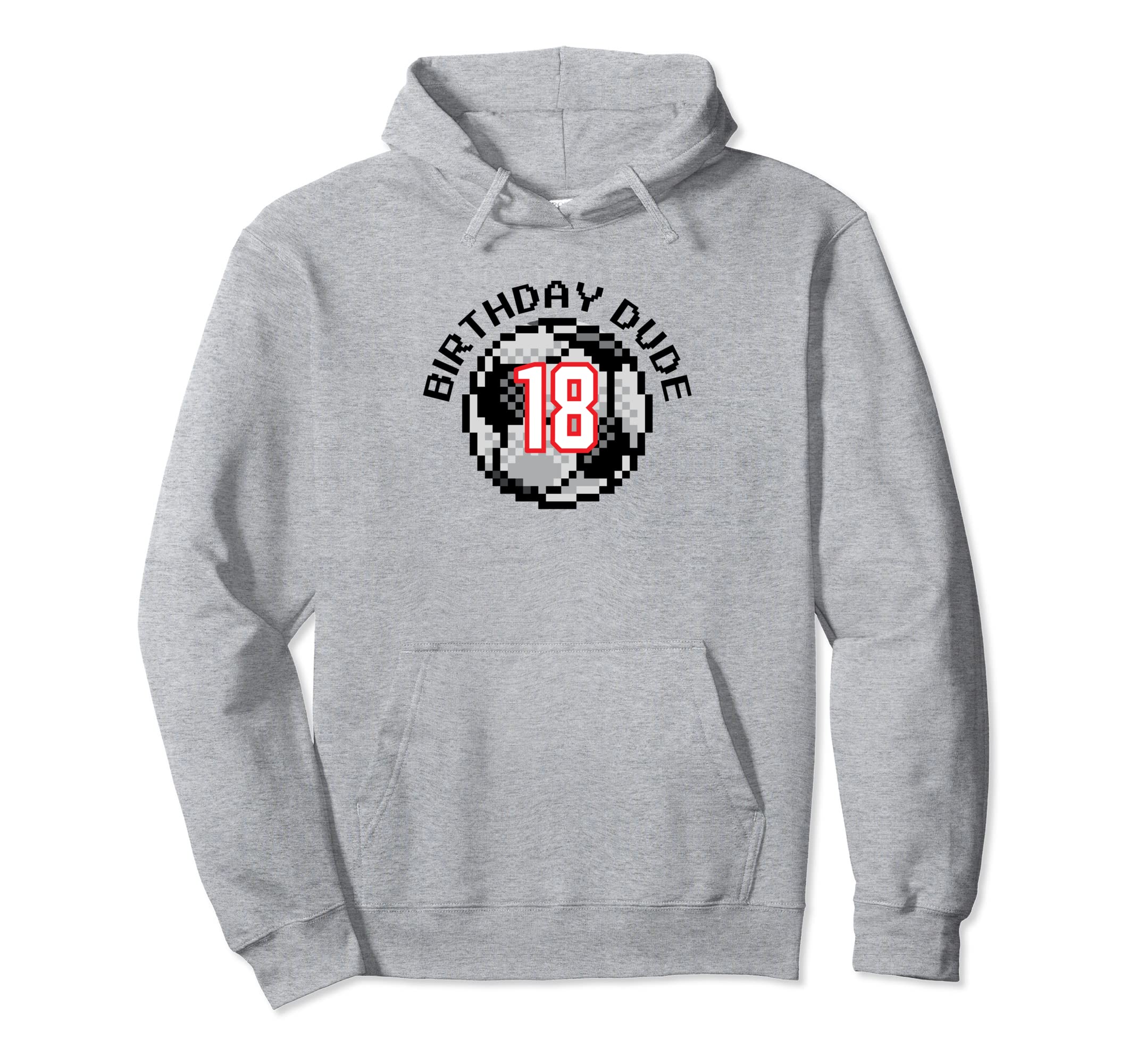 18 Year Old 18Th Birthday Dude 8 Bit Hoodie - Novelty Apparel Men Women - T-Shirt, Sweatshirt, Hoodie