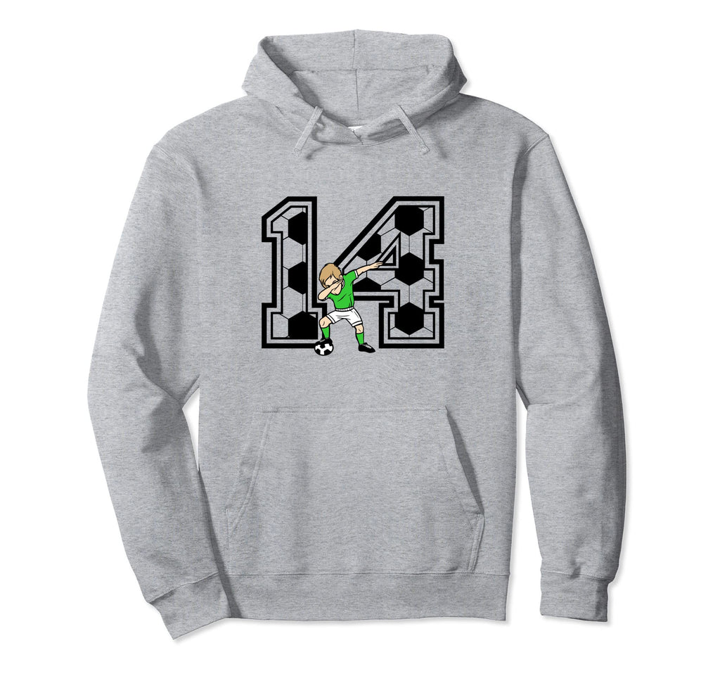 14 Year Old Soccer Player 14Th Hoodie - Casual Everyday Wear Unisex - T-Shirt, Sweatshirt, Hoodie