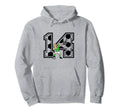 14 Year Old Soccer Player 14Th Hoodie - Casual Everyday Wear Unisex - T-Shirt, Sweatshirt, Hoodie
