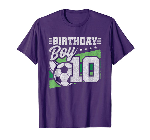 10 Year Old Soccer Birthday 10Th T-Shirt - Casual Everyday Wear Unisex - T-Shirt, Sweatshirt, Hoodie