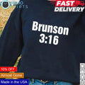 Brunson 3 16 Jalen New York Knicks - Adult & Kids T-Shirts, Sweatshirts & Hoodies apparel design preview 1