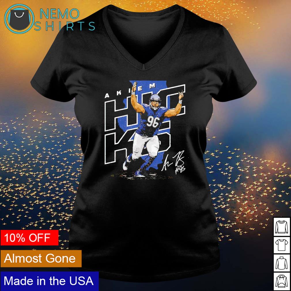 Chicago Football 96 Akiem Hicks signature - Adult & Kids T-Shirts, Sweatshirts & Hoodies apparel design preview 5