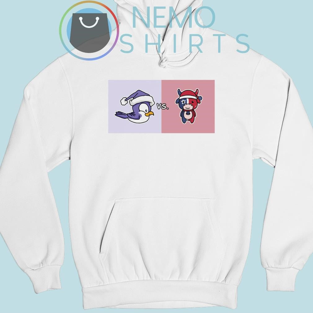 Baltimore Ravens vs Houston Texans Christmas matchup - Adult & Kids T-Shirts, Sweatshirts & Hoodies apparel design preview 2