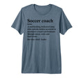 Funny Soccer Coach Definition Tri Blend T-Shirt - Trendy Graphic Unisex - T-Shirt, Sweatshirt, Hoodie