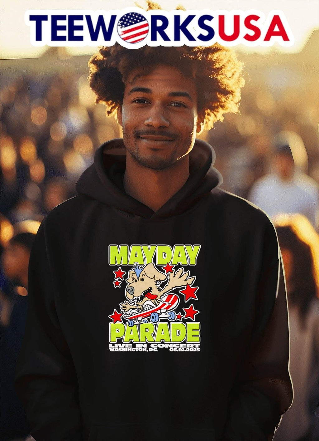 Live in concert Washington DC - Adult & Kids T-Shirts, Sweatshirts & Hoodies apparel design preview 2