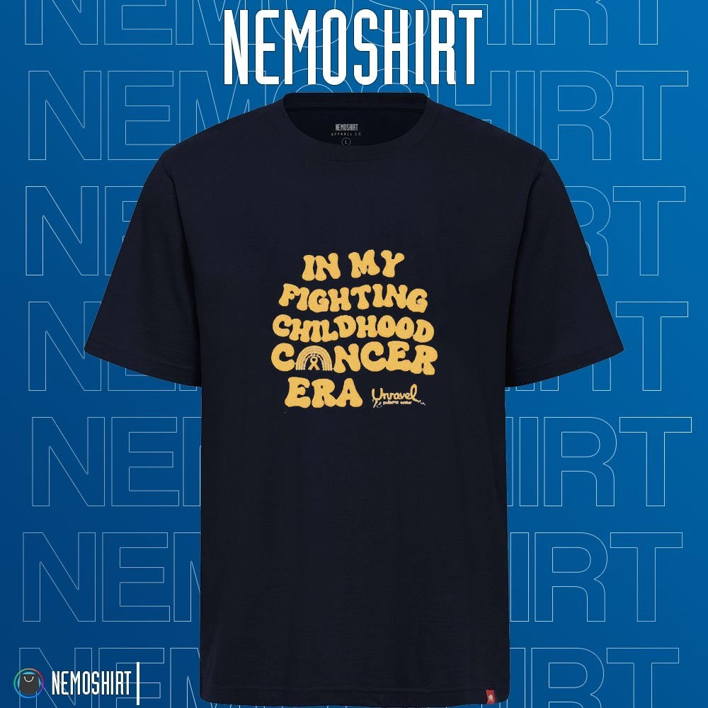In my fighting childhood cancer era - Adult & Kids T-Shirts, Sweatshirts & Hoodies apparel design preview 1
