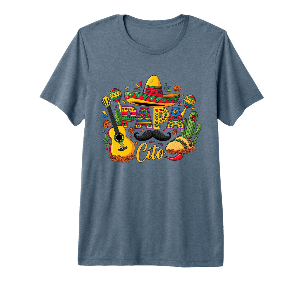 Papacito Family Sombrero Cinco De T-Shirt - Fun Novelty Design for Adults - T-Shirt, Sweatshirt, Hoodie