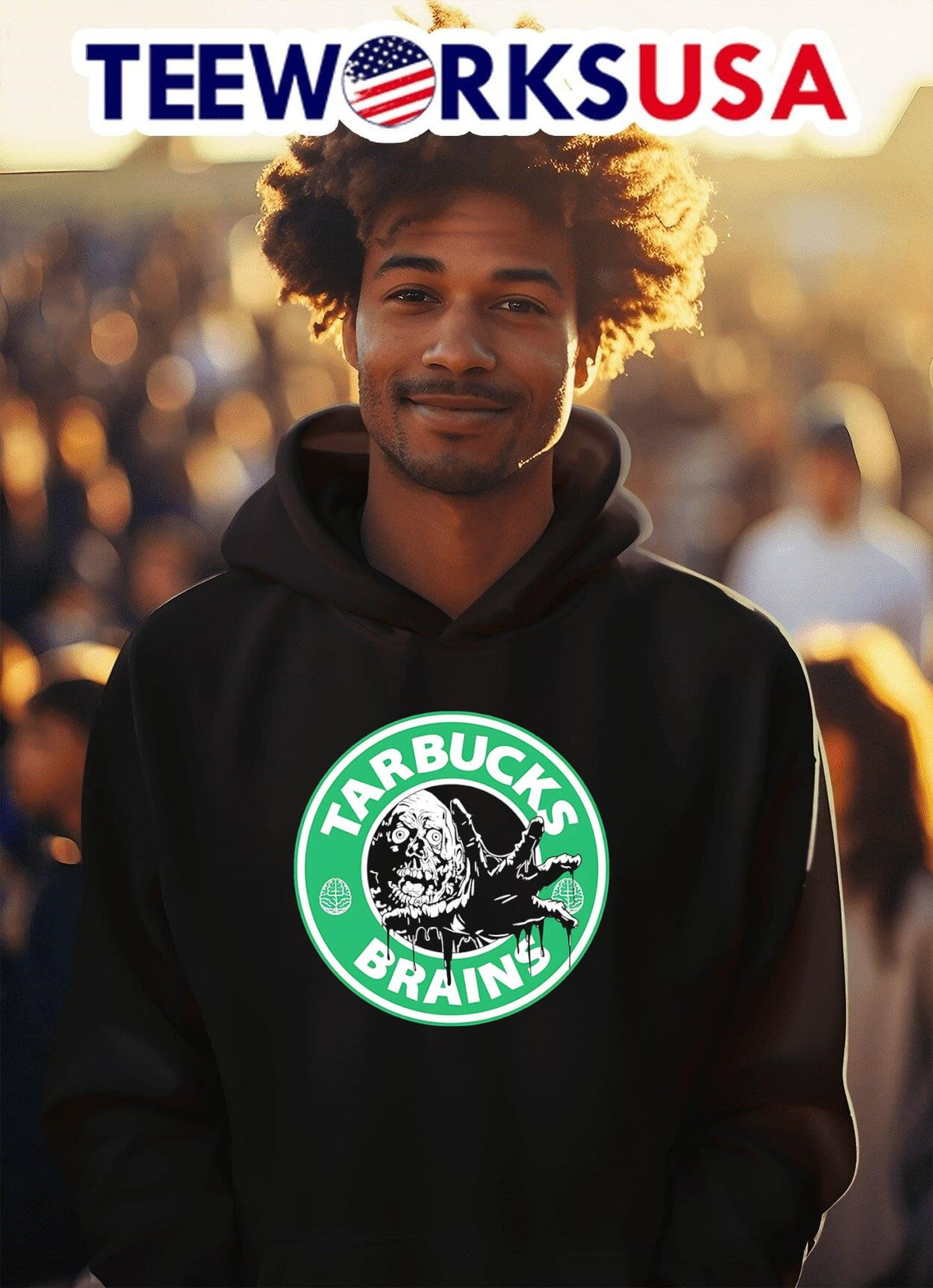 Tarbucks brains - Adult & Kids T-Shirts, Sweatshirts & Hoodies apparel design preview 2