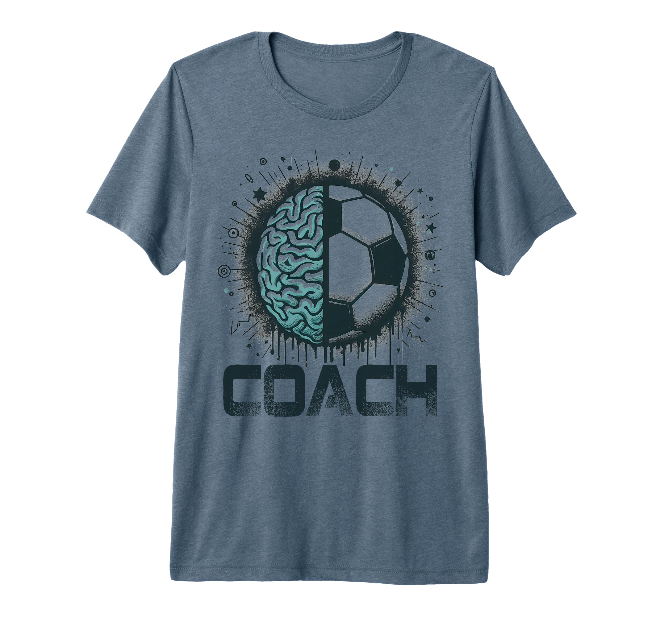Soccer Coach Training Coaching Football T-Shirt - Custom Art Print Unisex - T-Shirt, Sweatshirt, Hoodie