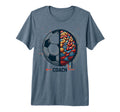 Soccer Coach Training Coaching Football T-Shirt - Aesthetic Graphic Unisex - T-Shirt, Sweatshirt, Hoodie