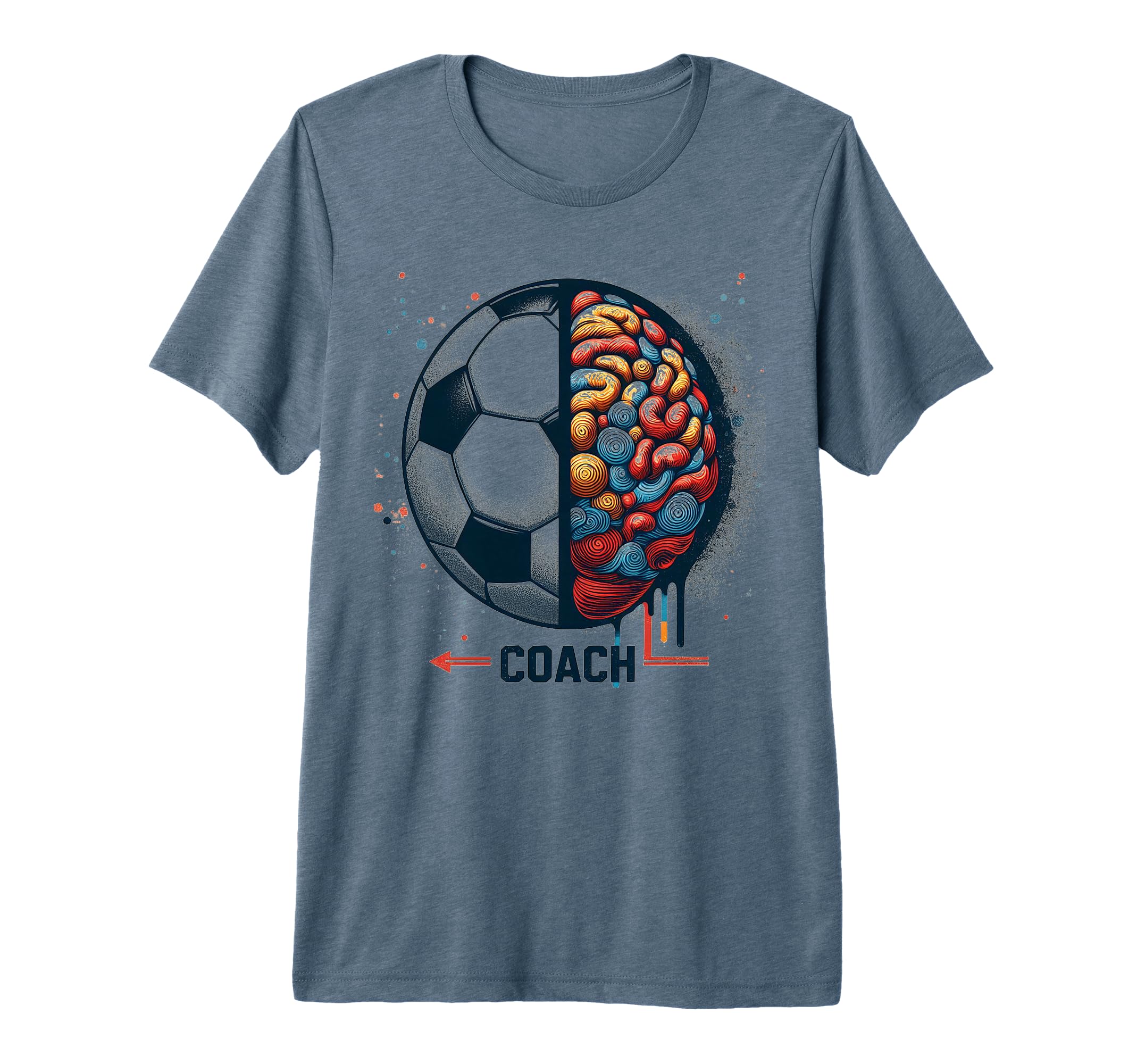 Soccer Coach Training Coaching Football T-Shirt - Aesthetic Graphic Unisex - T-Shirt, Sweatshirt, Hoodie