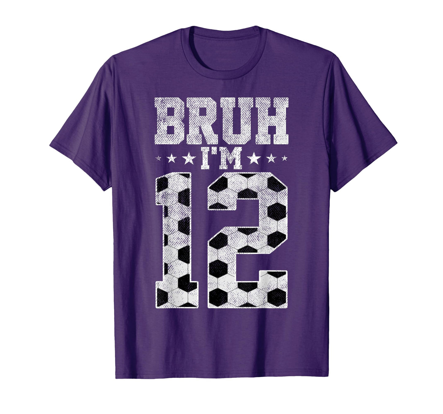 Bruh 12Th Birthday Soccer Bruh Im 12 T-Shirt - Aesthetic Graphic Men Women - T-Shirt, Sweatshirt, Hoodie